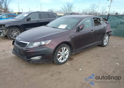 2013 Kia Optima Ex из США, поврежденный, VIN 5XXGN4A79DG232913
